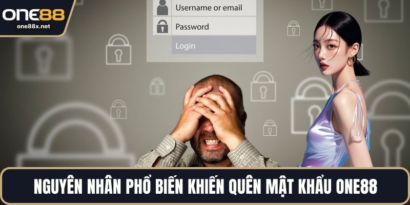 Nguyên nhân phổ biến khiến quên mật khẩu ONE88